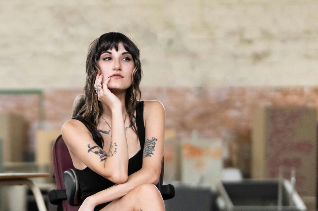 Harrisburg portrait photographer at the abandoned William Penn High School