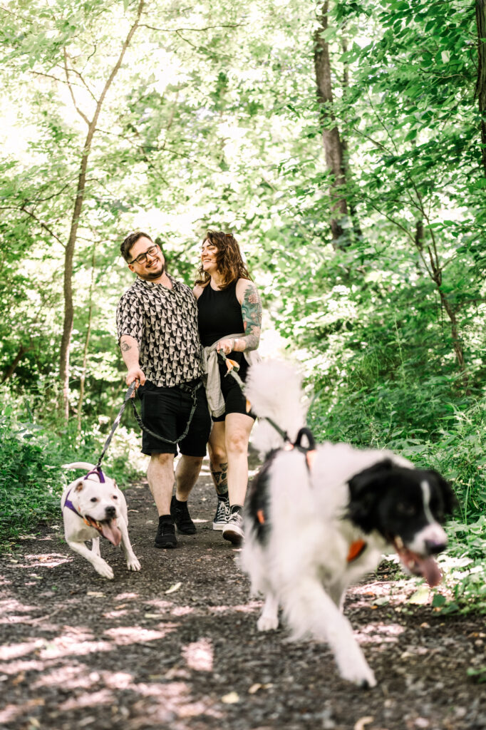 Hummel Trail in Hummelstown, Pennsylvania Engagement Session Photos