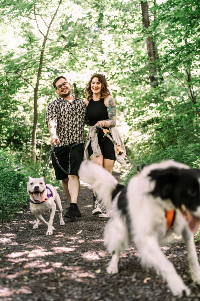 Hummel Trail in Hummelstown, Pennsylvania Engagement Session Photos