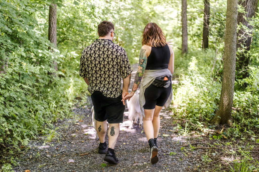 Hummel Trail in Hummelstown, Pennsylvania Engagement Session Photos
