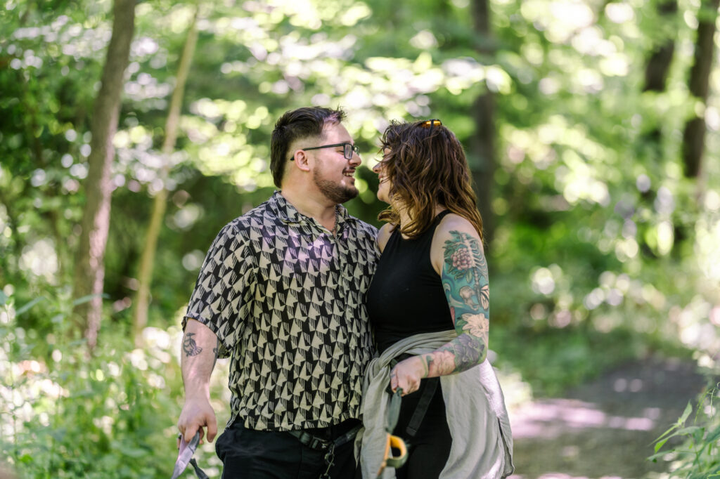 Hummel Trail in Hummelstown, Pennsylvania Engagement Session Photos