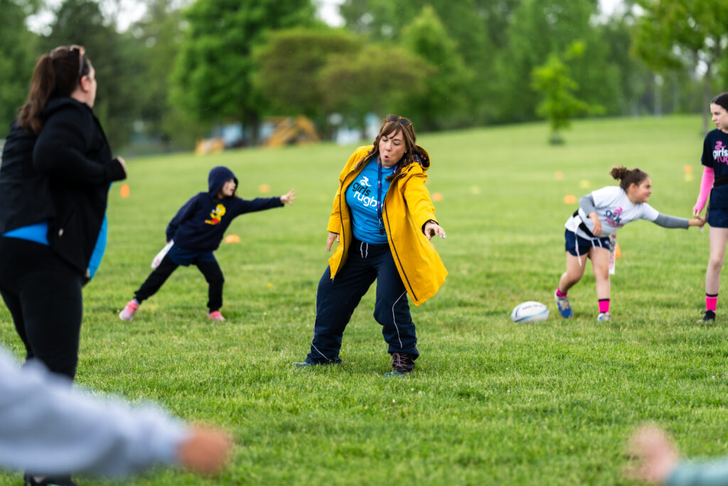Pictures of girls rugby game by Harrisburg sports photographer Tony Ebersole