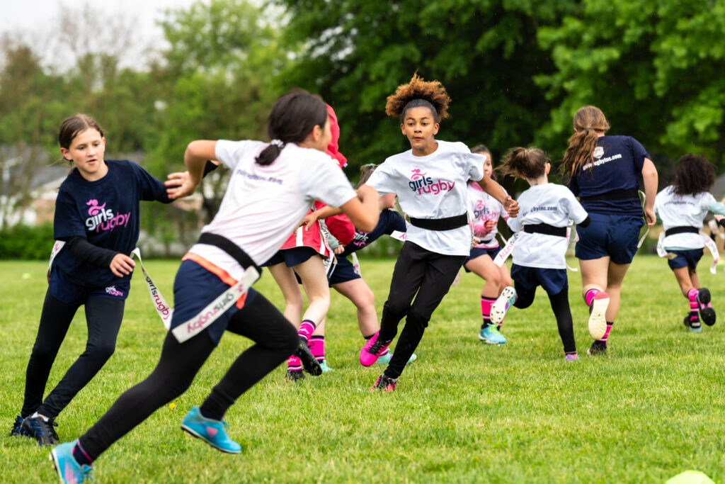 Pictures of girls rugby game by Harrisburg sports photographer Tony Ebersole
