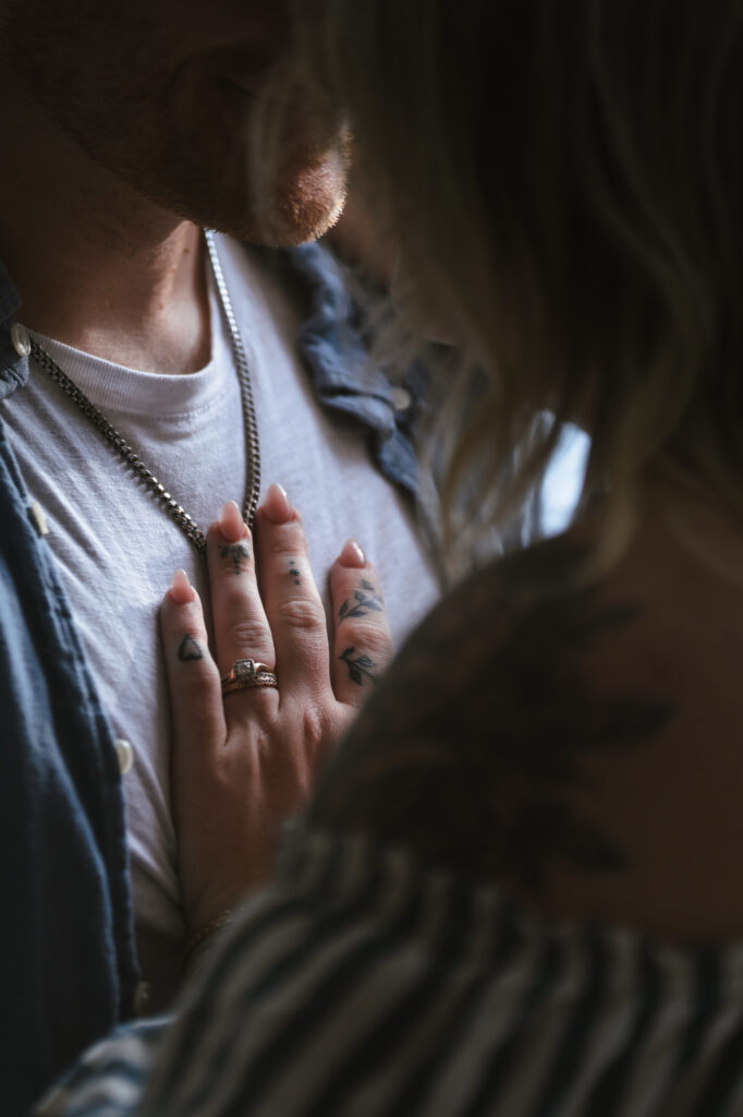 Golden Hour engagement session in downtown Lancaster, PA