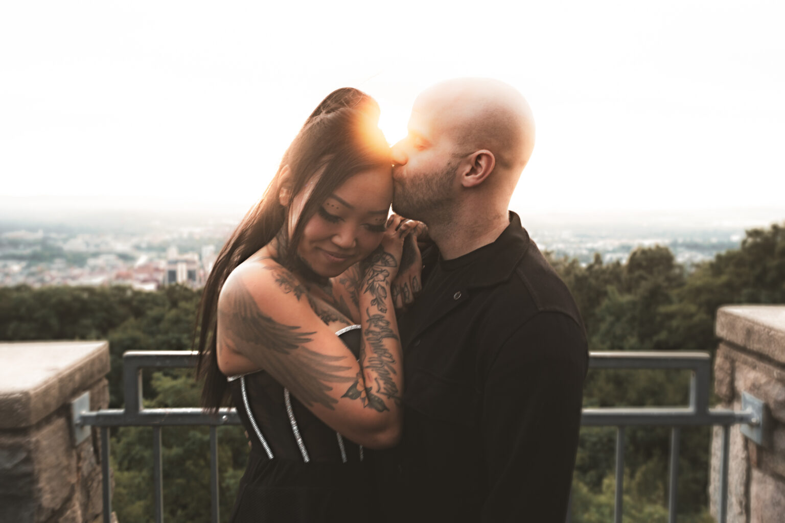 Engagement Session at the Pagoda in Reading, PA