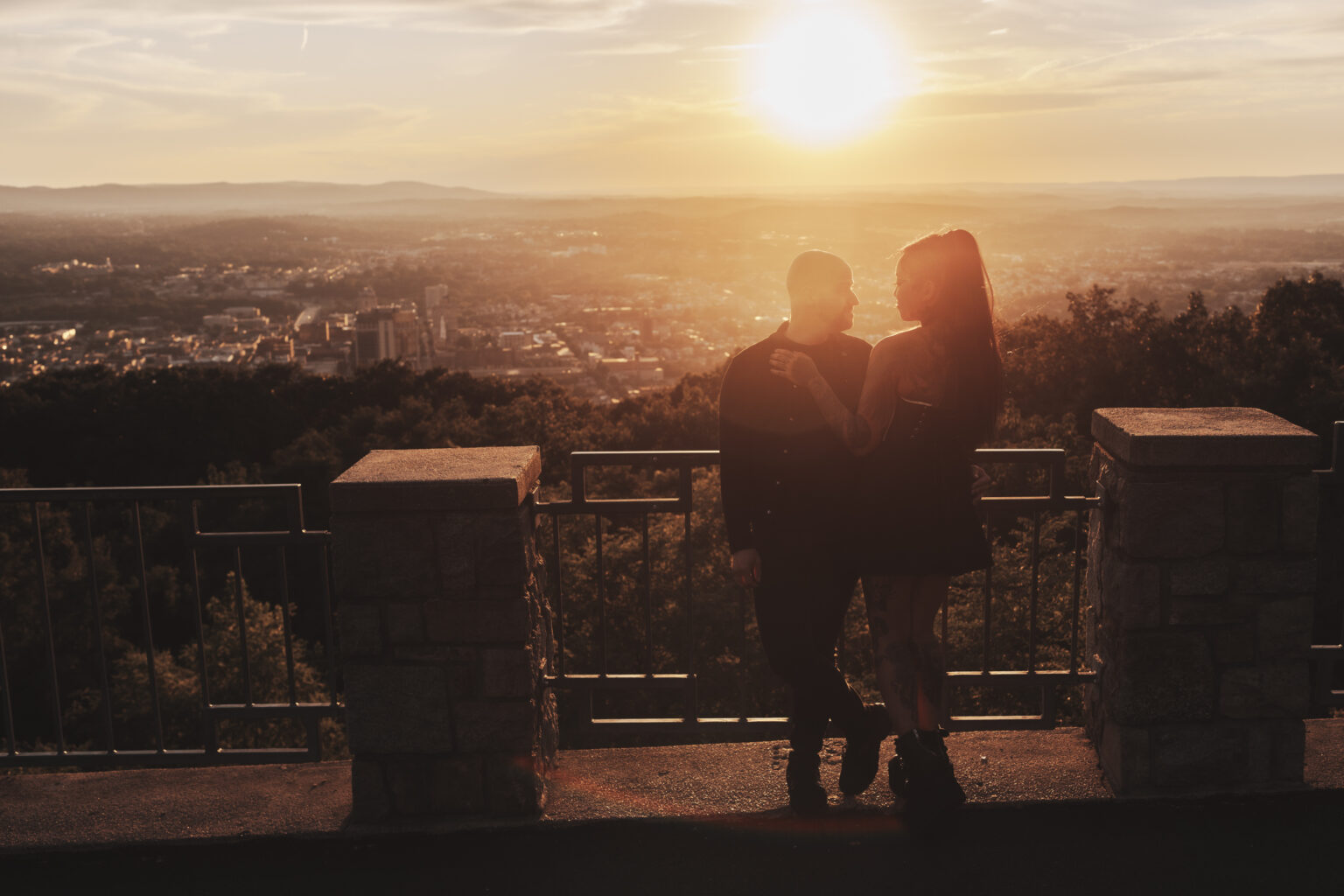Engagement Session at the Pagoda in Reading, PA