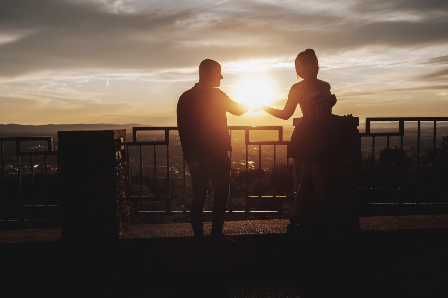 Engagement Session at the Pagoda in Reading, PA
