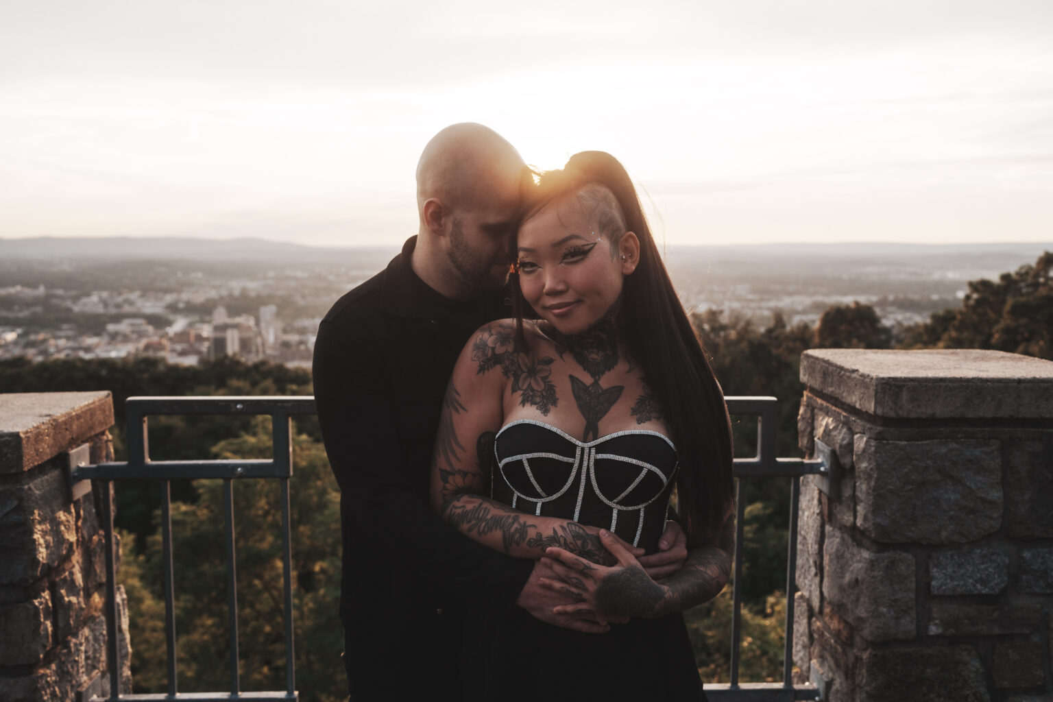 Engagement Session at the Pagoda in Reading, PA