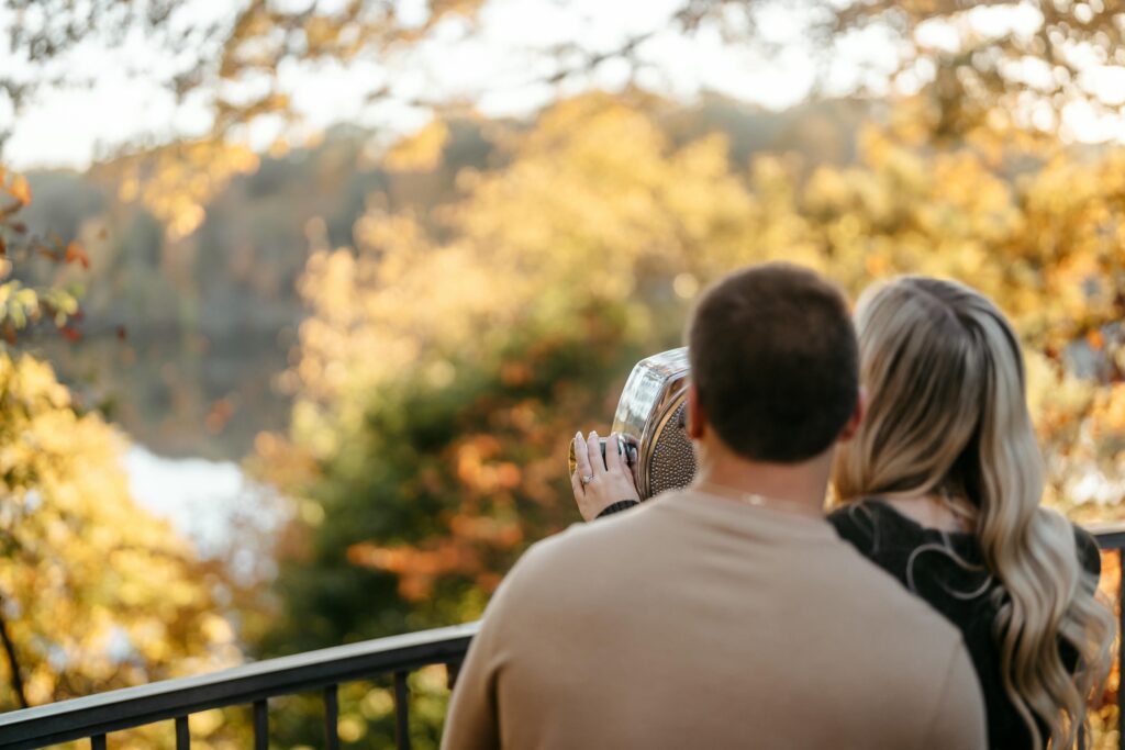 Engagement session at Mill Creek Park in Youngstown, Ohio