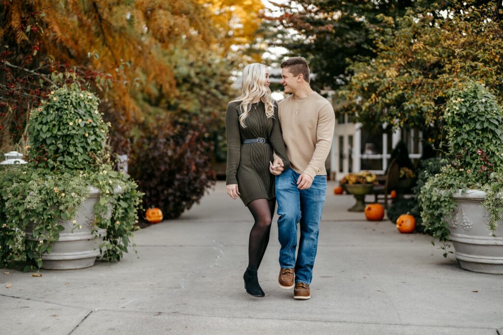 Engagement session at Mill Creek Park in Youngstown, Ohio