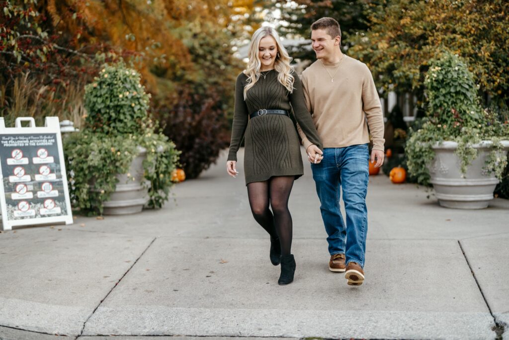 Engagement session at Mill Creek Park in Youngstown, Ohio