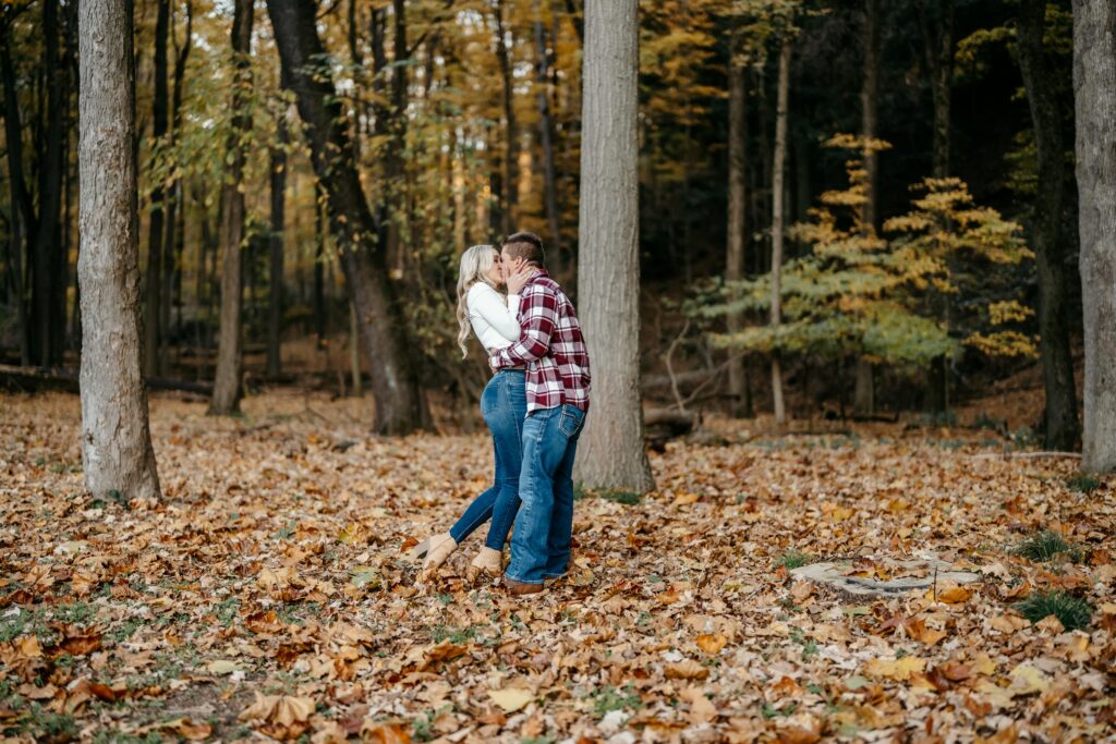 Engagement session at Mill Creek Park in Youngstown, Ohio