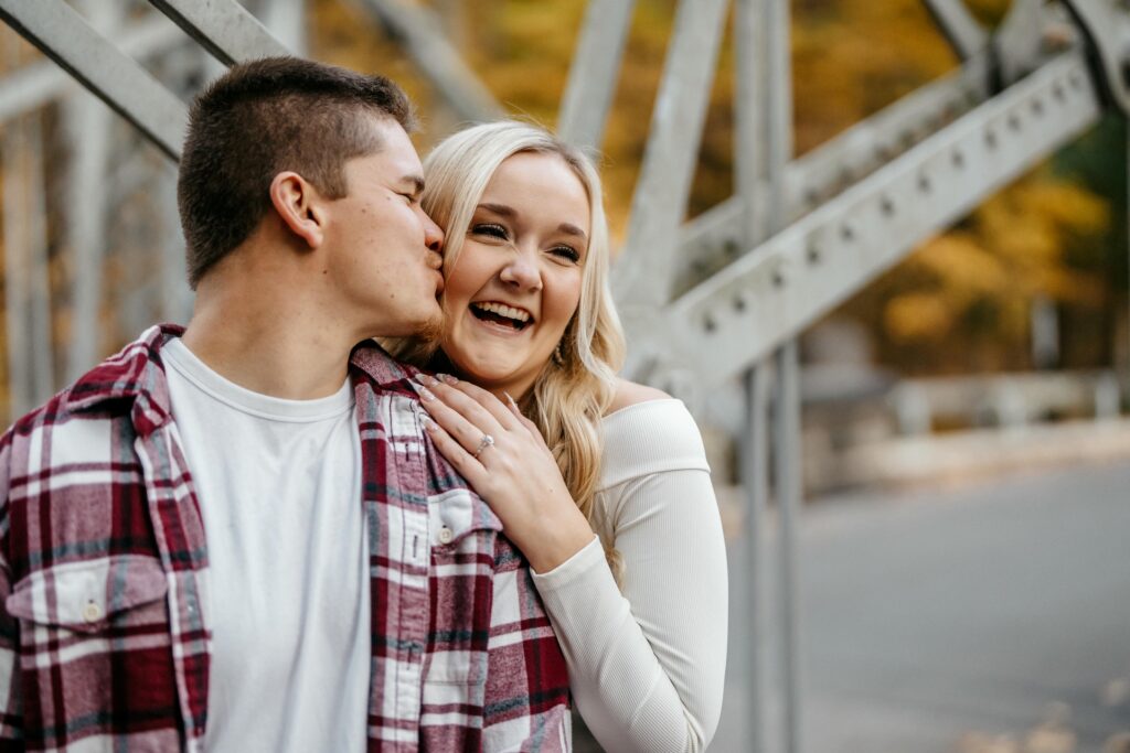 Engagement session at Mill Creek Park in Youngstown, Ohio