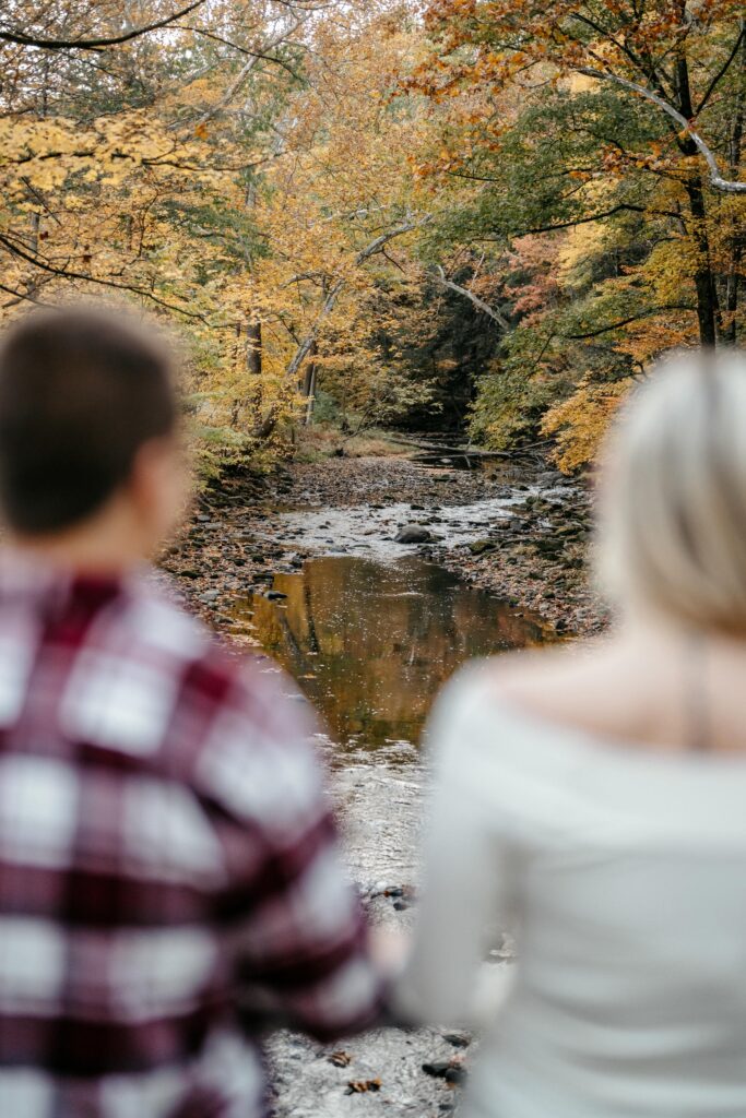 Engagement session at Mill Creek Park in Youngstown, Ohio