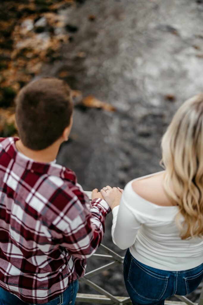Engagement session at Mill Creek Park in Youngstown, Ohio