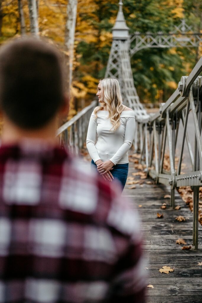 Engagement session at Mill Creek Park in Youngstown, Ohio