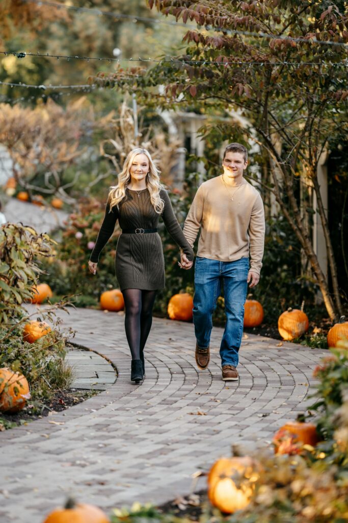 Engagement session at Mill Creek Park in Youngstown, Ohio