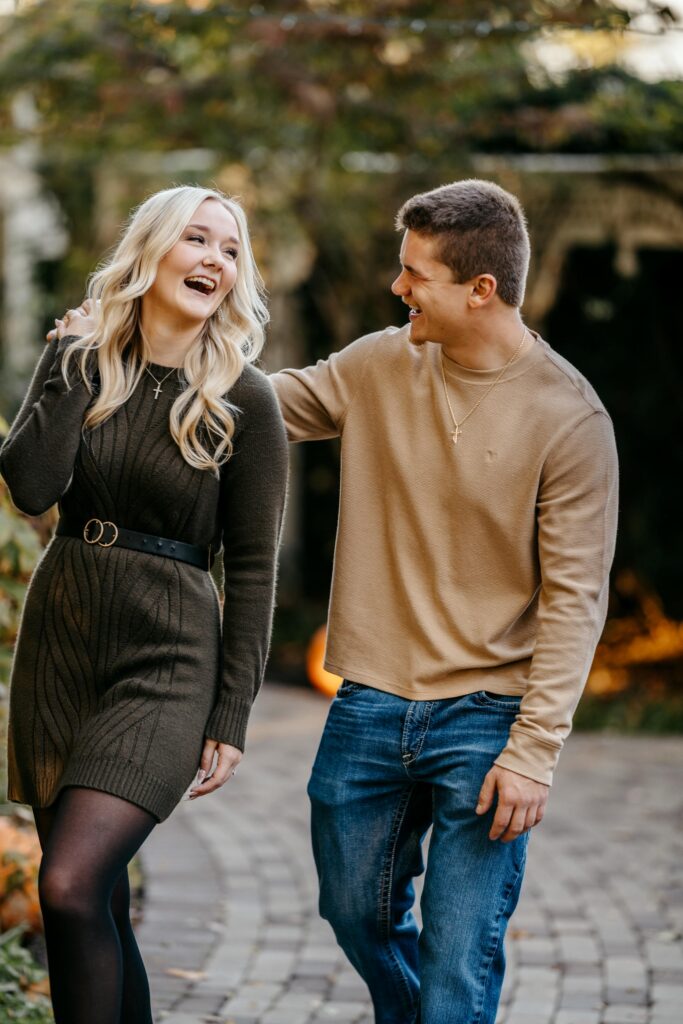 Engagement session at Mill Creek Park in Youngstown, Ohio