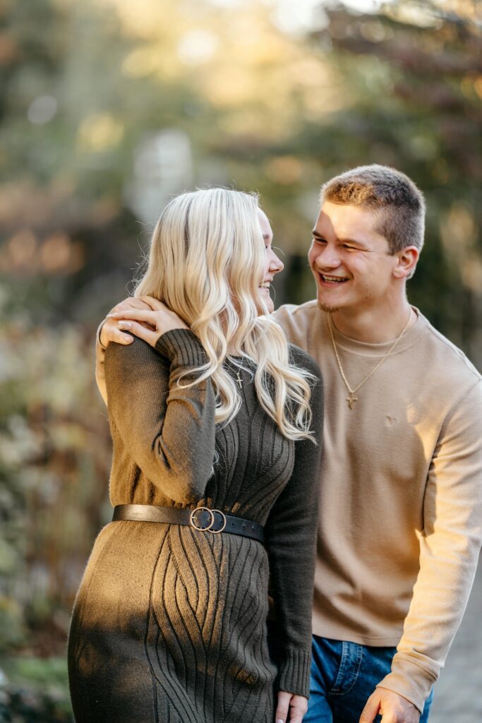 Engagement session at Mill Creek Park in Youngstown, Ohio